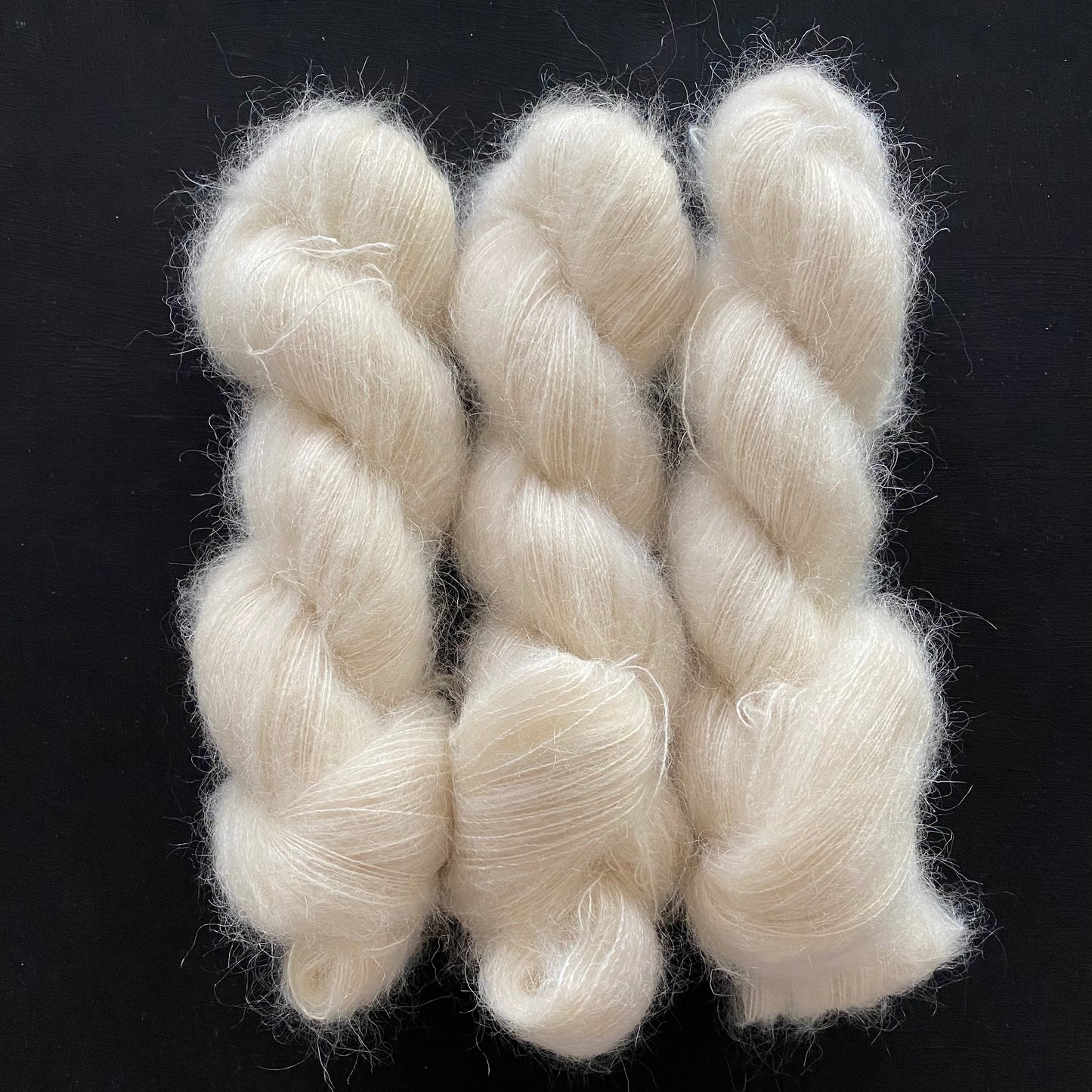 Bare (Undyed) on Mohair Silk Lace