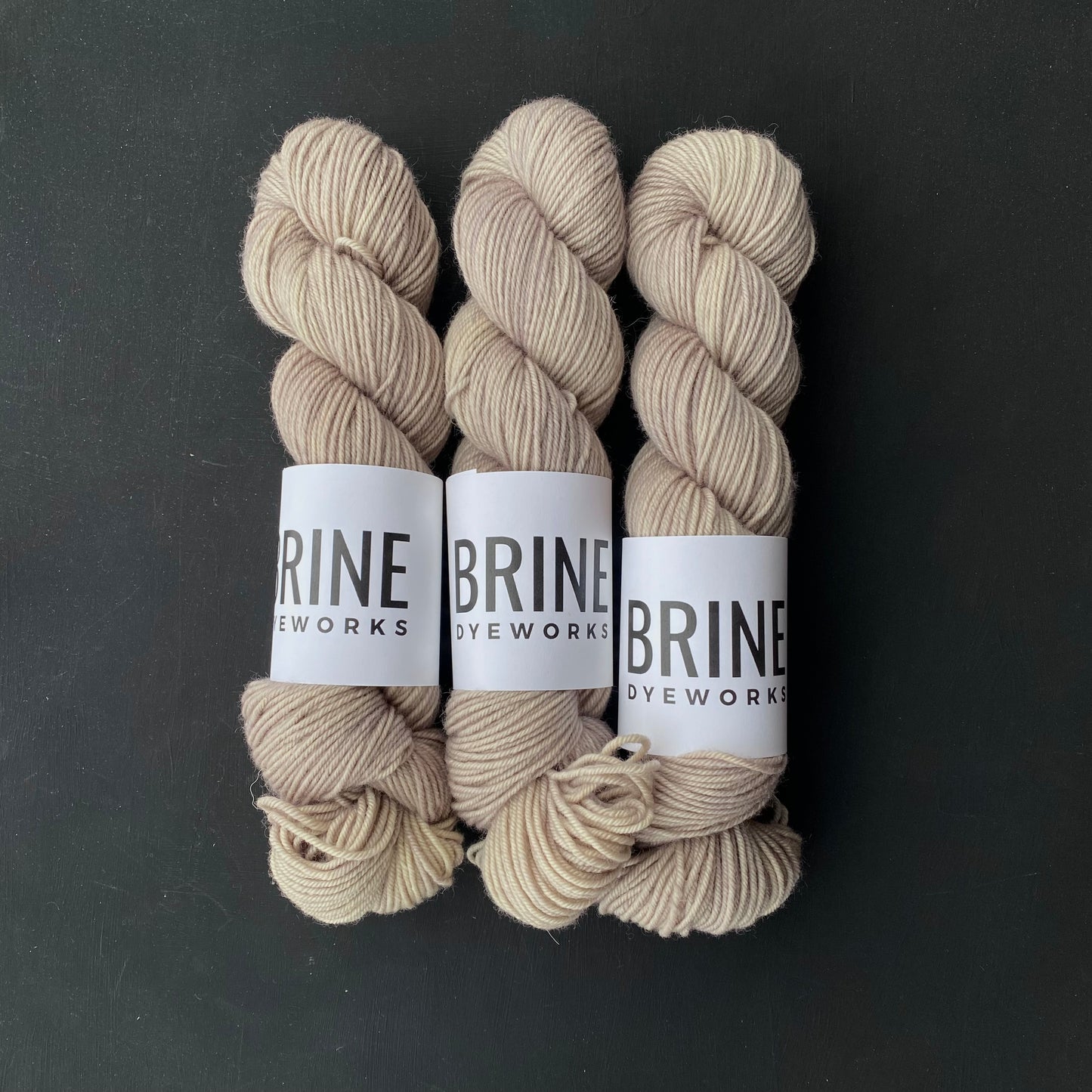 Oyster on BFL Worsted