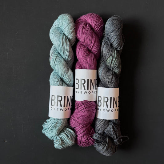 Mineral, Wine and Yakinori on Silk Linen Sport - Limited Colourplay Set