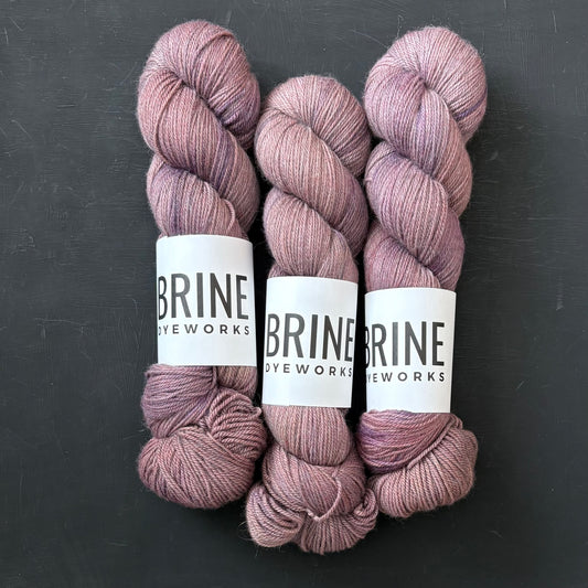 OOAK- Dusty Purple on Eco Sock