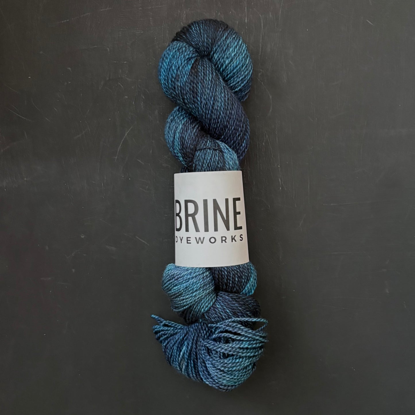 Sea & Sky on BFL Fingering - 93g skein